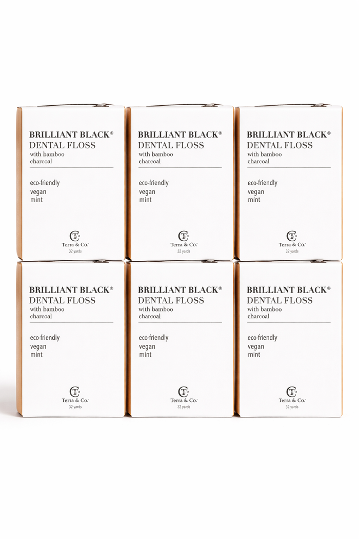 Brilliant Black® Floss – Whitens Between Teeth Naturally
