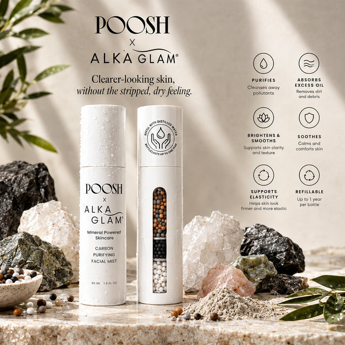 Poosh x AlkaGlam Carbon Purifying Mist
