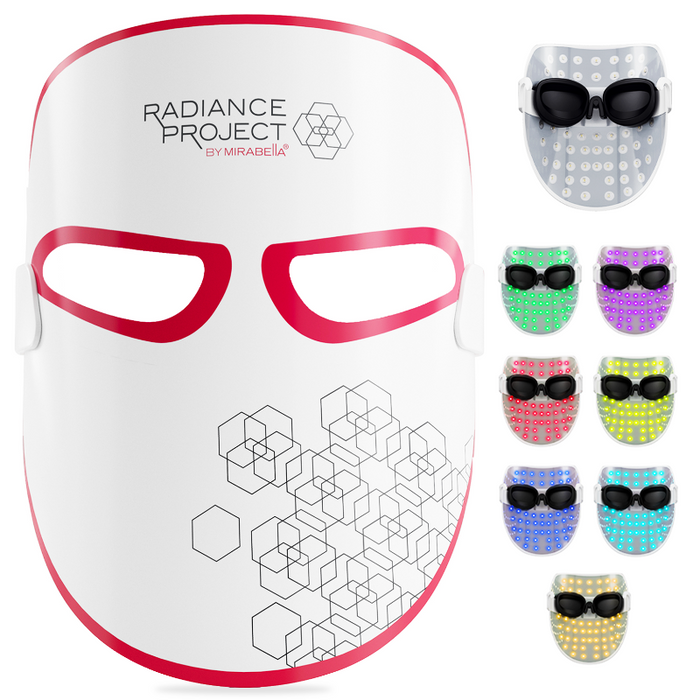 led goggles mask Mirabella Phototherapy 7-Color LED Facial Mask with Near Infrared