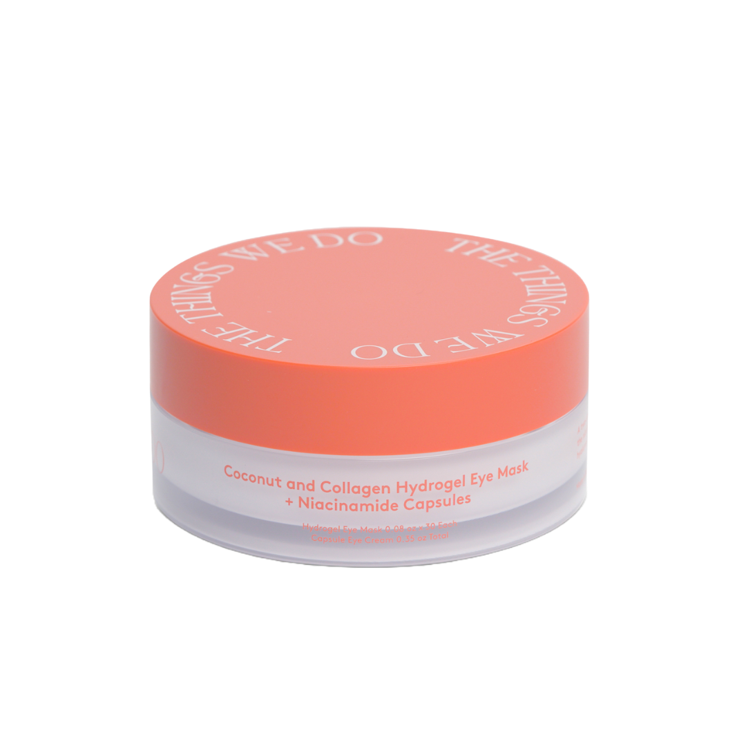 Coconut and Collagen Eye Mask and Capsules