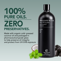 Brilliant Black® Oil Pulling – Charcoal Ayurvedic Mouthwash for Teeth Whitening & Fresh Breath, 6.75 oz